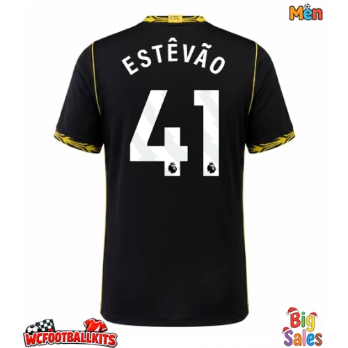 Chelsea Estevao Willian #41 Replica Away Stadium Shirt 2026-27 Short Sleeve
